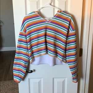 Rainbow crop top